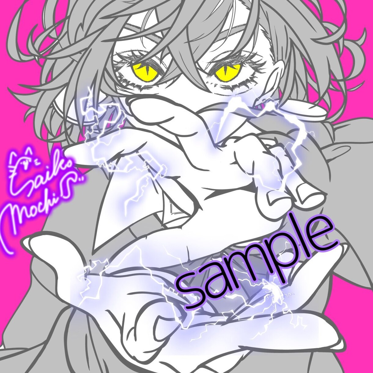 少女漫画風かわいいポップなキャライラストを描きます 商用利用OK！表情差分無料！サムネイルやアイコンにどうぞ！ イメージ1