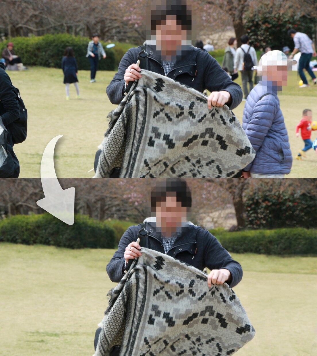 女性スタッフが修正 ◇ お蔵入り写真を無くします 二重顎 映り込み 子供の下着など… 公開を悩むアナタへ。 イメージ3