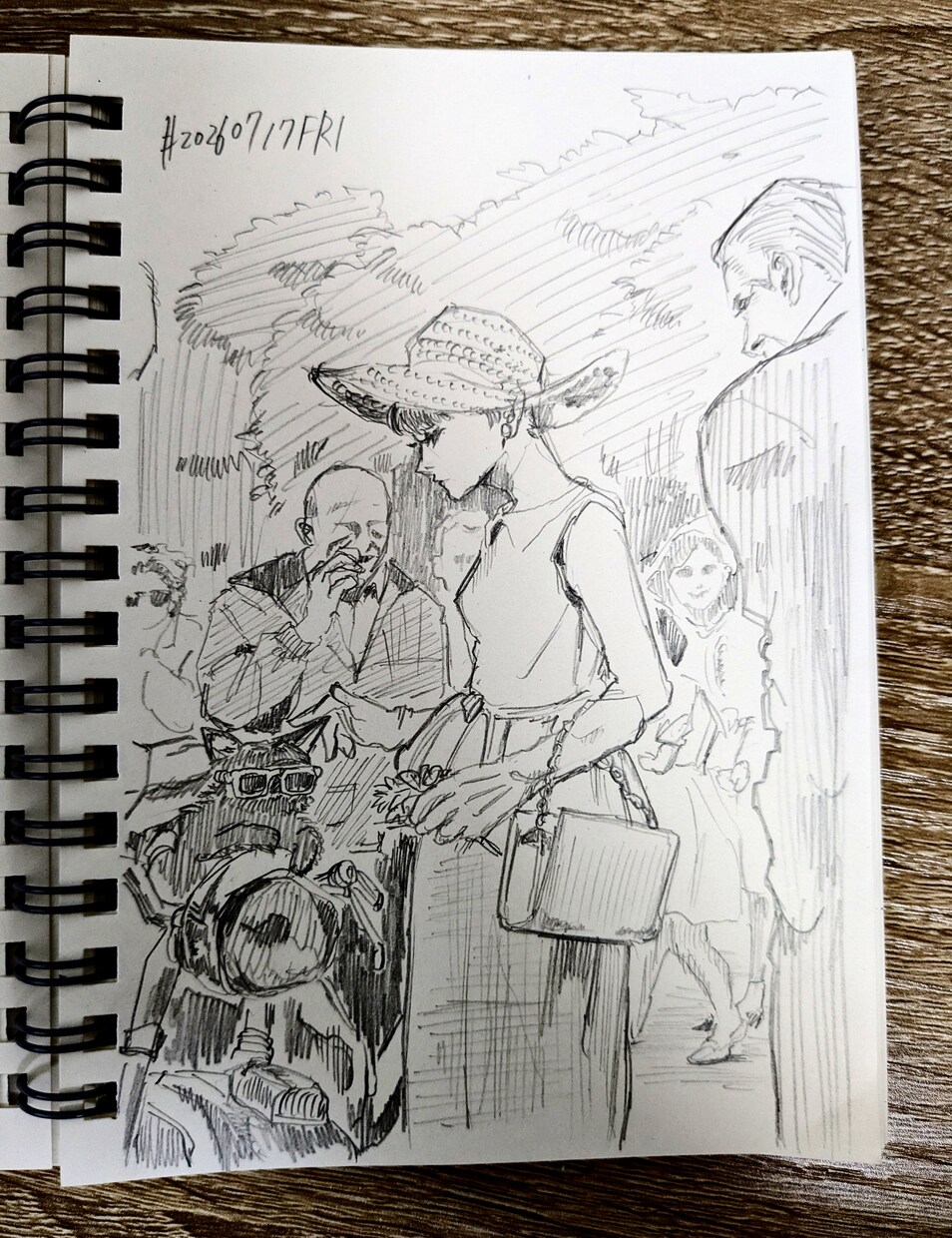 おしゃれなスケッチ風イラスト描きます 文章媒体作品の挿絵や目を引くイラストが欲しい方にオススメです イメージ2