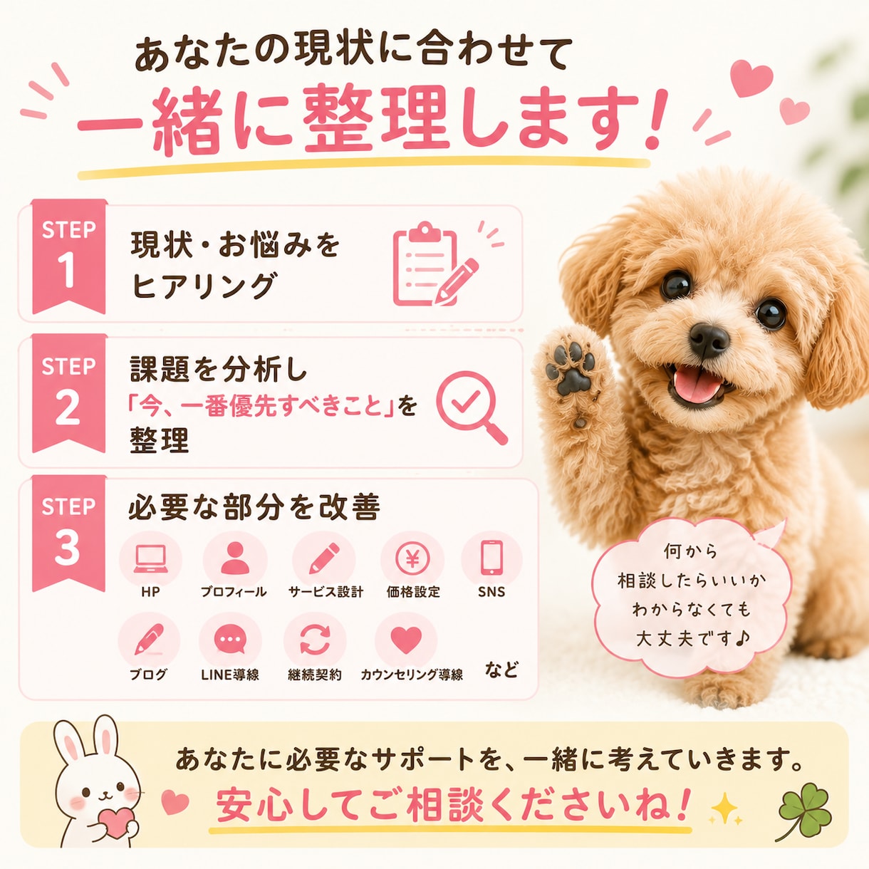 相談者に選ばれるカウンセラーの仕組み作り支援します 集客・導線・HP・セールス・スキルなど必要部分を丁寧コンサル イメージ5