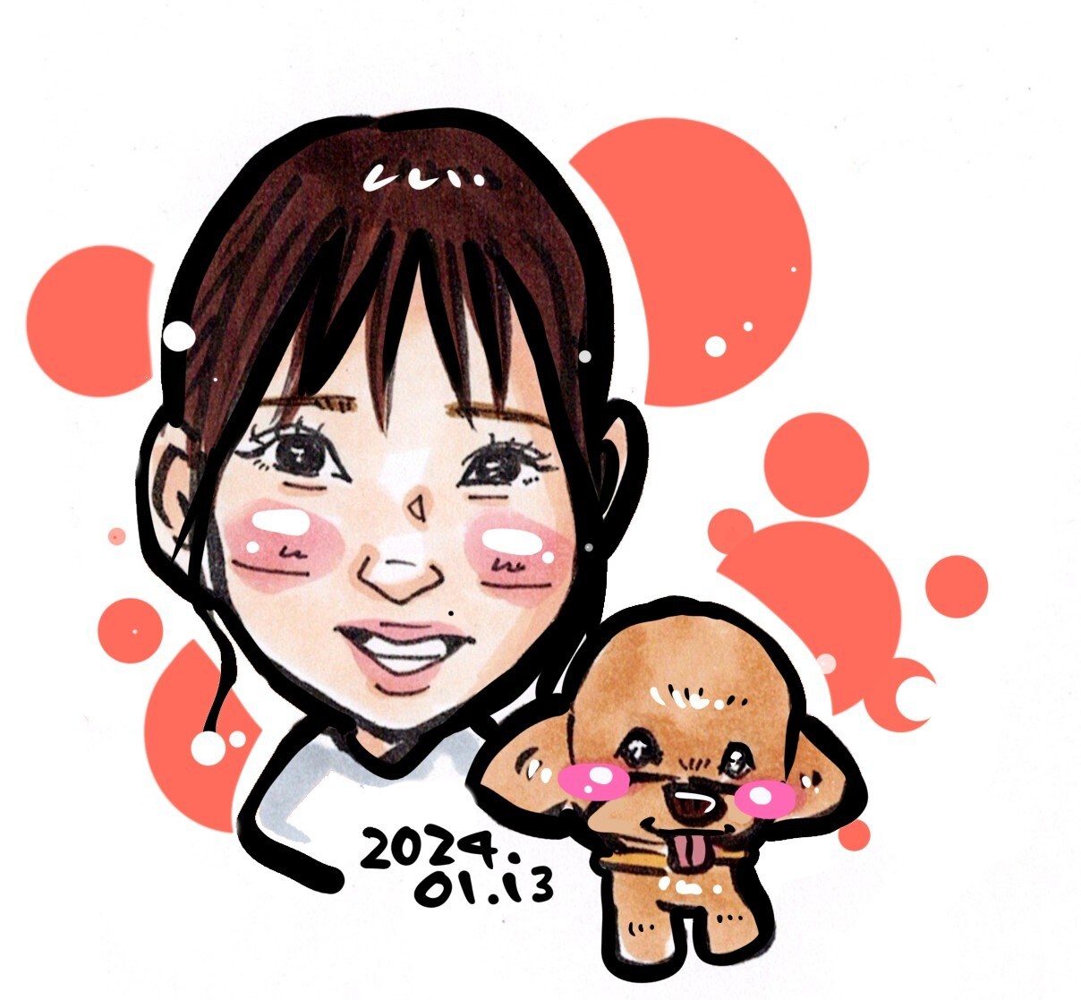 即日対応可能！プロの似顔絵師が似顔絵描きます 累計5万人の制作をしてきたプロが似顔絵描きます^_^❣️ イメージ8