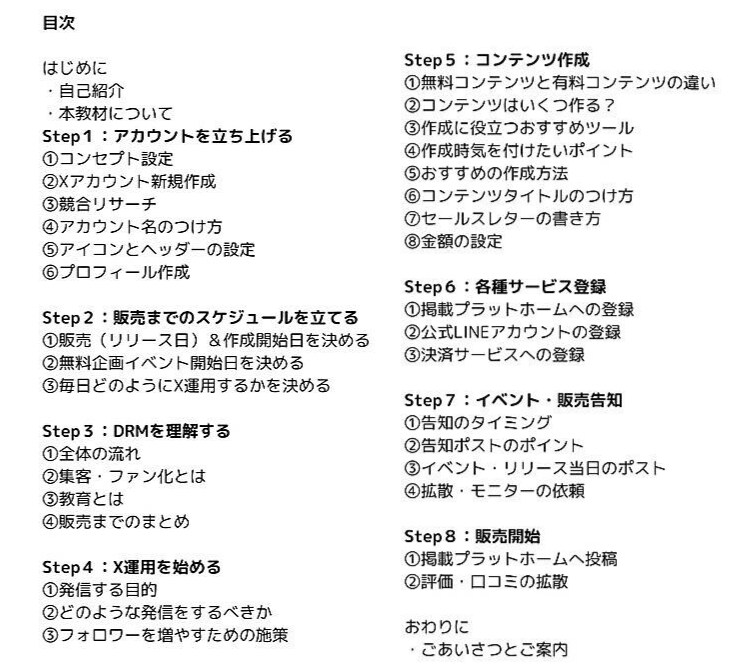ご購入者様だけに、こっそり50%オフでご提供します SNSを活用した集客、販売スケジュールの組み方まで完全網羅！ イメージ6