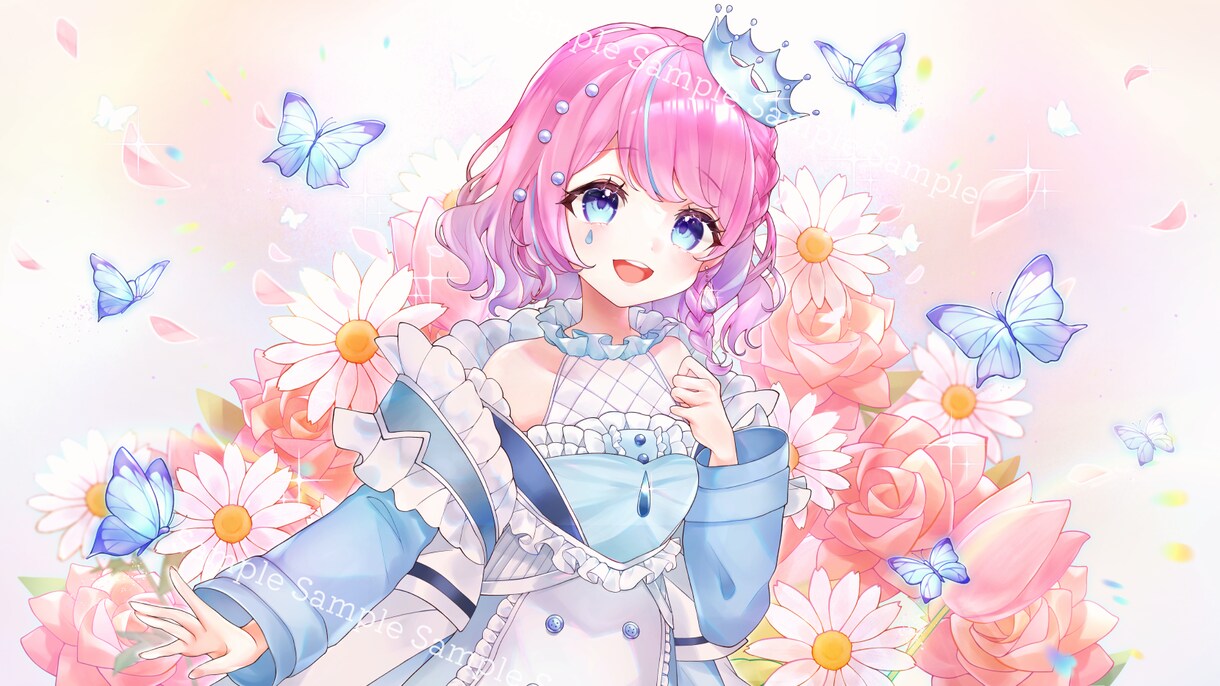 1枚絵とループアニメーションをセットで制作致します イラスト制作～Live2Dでアニメーションを制作致します イメージ6