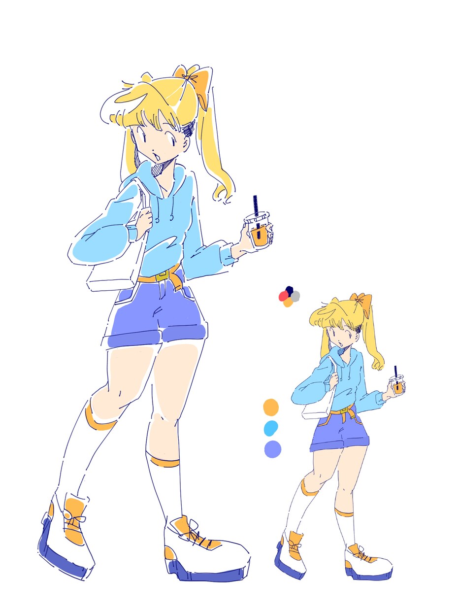 ファンシーで瑞々しい女の子イラスト描きます ファッション色彩をもつ現役デザイナーが描きます イメージ7