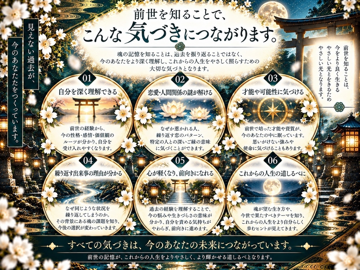 あなたの前世・魂の記憶を深く霊視します 過去世の姿・ご縁｜今世への影響まで紐解く イメージ6