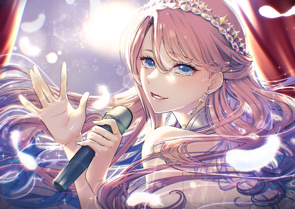 立ち絵・1枚絵・記念日イラスト作成致します カッコイイ可愛い美しい！表情差分などお任せください！ イメージ2