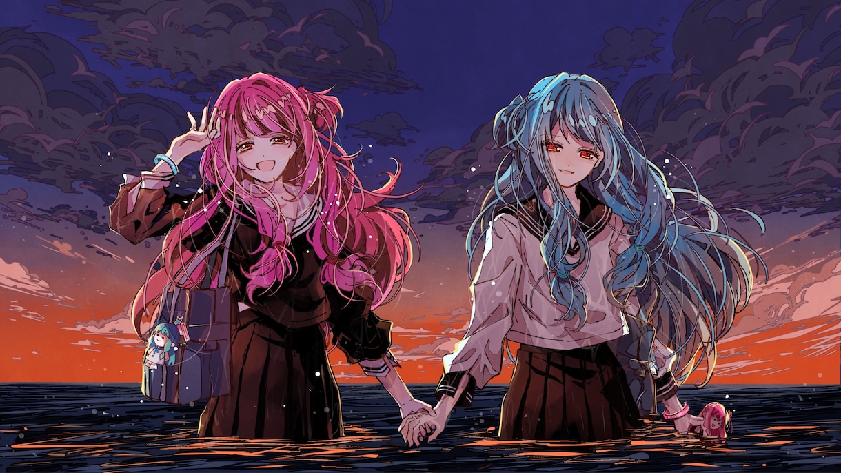 目を引く動画用の一枚絵を作成します 動画用やCDジャケットのイラストを作成します！背景付きも可！ イメージ4