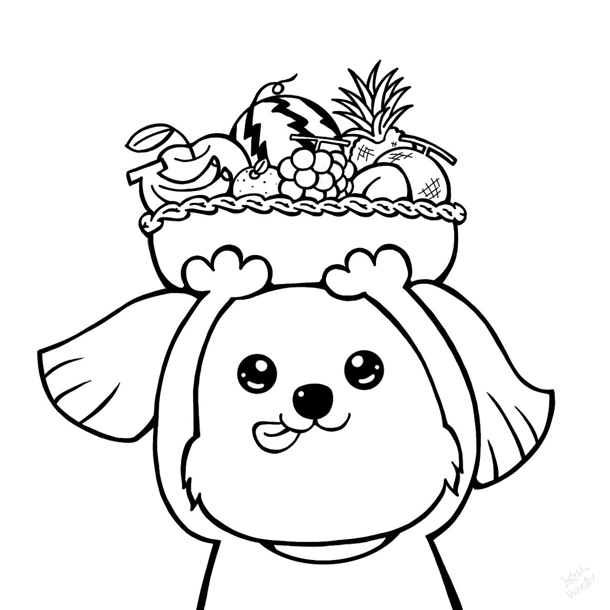 お好きな『ぬりえ』おつくりします あなただけの特別な贈り物にꕤ*『似顔絵ぬりえ』も作れますよ♫ イメージ6
