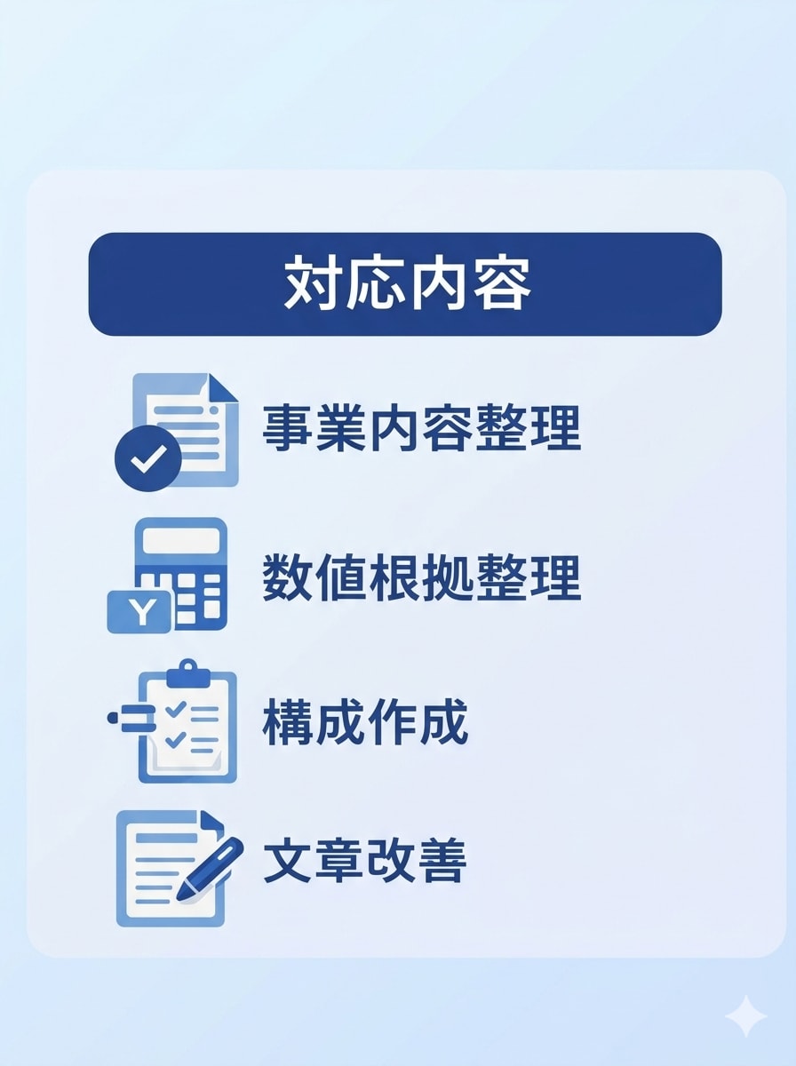 融資等に必要な事業計画書を整理します 数字と構成を読み手目線で整えます イメージ2