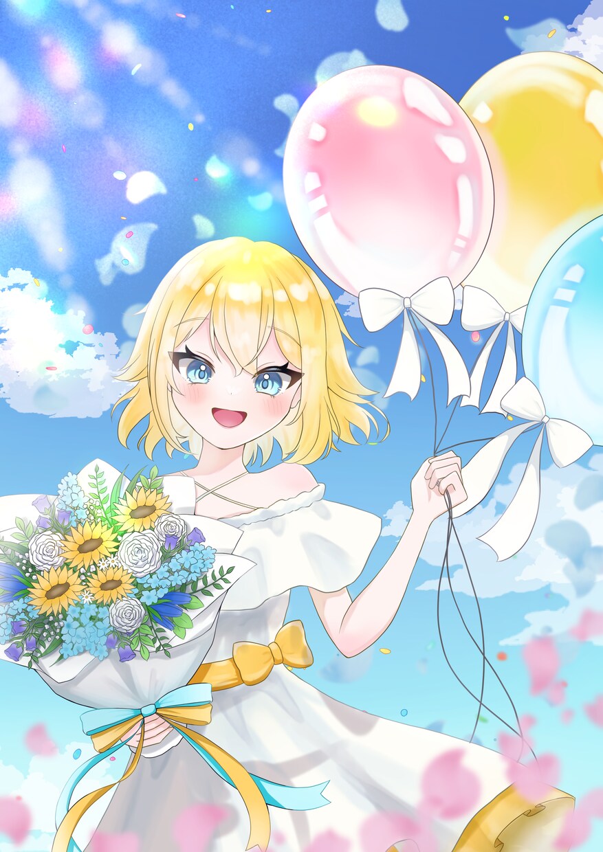 実績多数◎ふわふわ！かわいい女の子描きます 透明感ときらめきを詰め込んだ記念イラストならお任せください! イメージ1