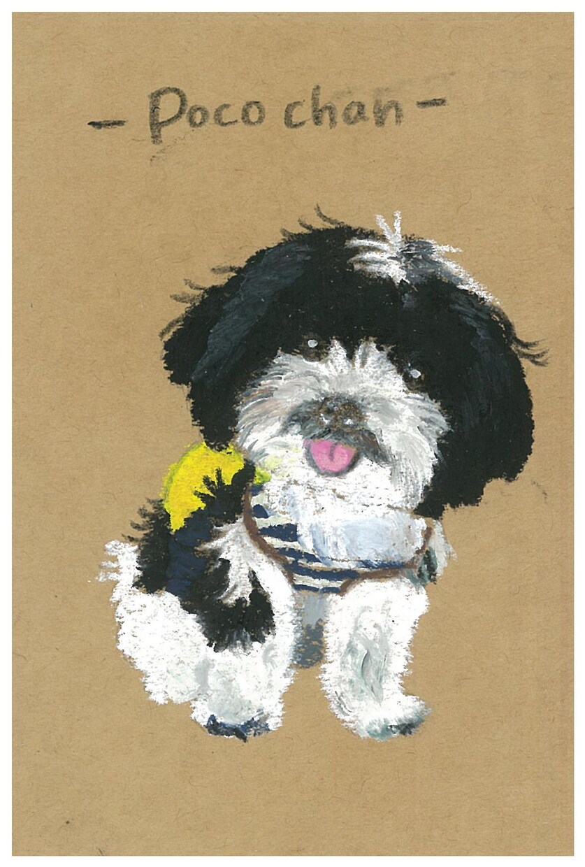 愛するわんちゃんの似顔絵を描きます 虹の橋を渡ったわんこの思い出や愛犬家の友人へのプレゼントに イメージ4
