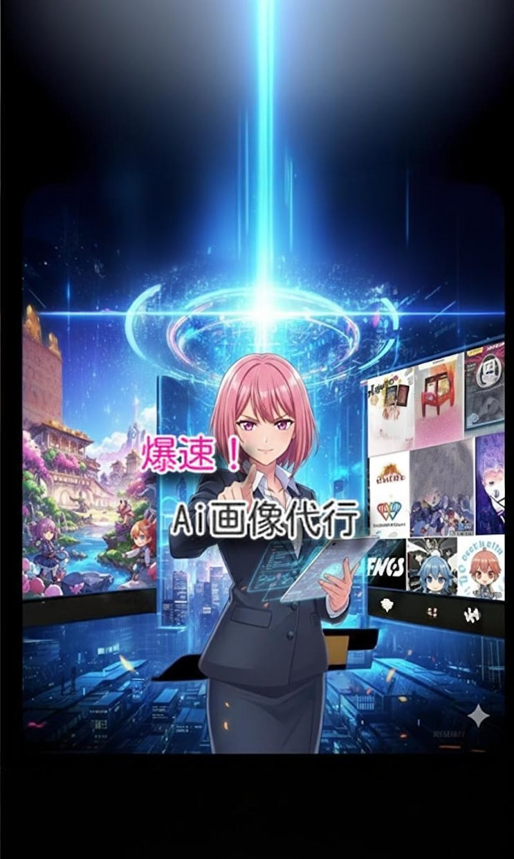 AI画像生成代行できます 爆速でAi画像生成を代行作成します！SNSで目立つ！！ イメージ1