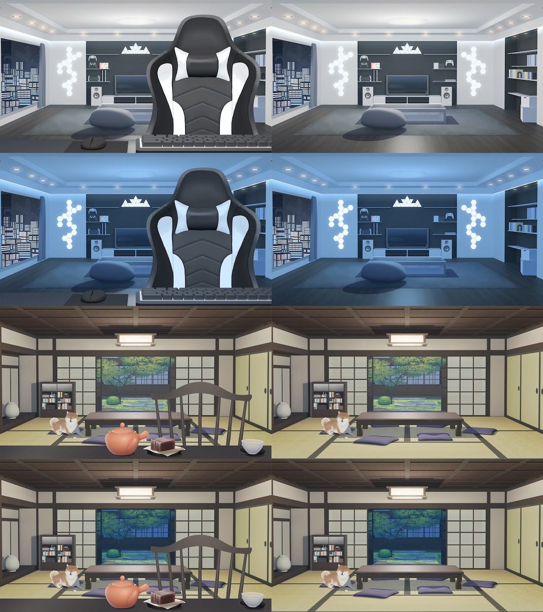 オリジナル背景イラスト制作します Vtuber様の配信背景/IRIAM背景/ゲーム/TRPG等 イメージ5