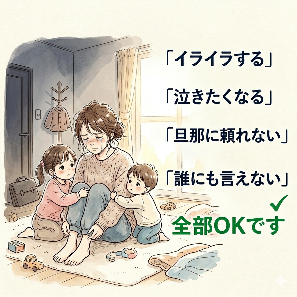 限界ワンオペ育児の気持ちを否定せず聞きます 限界ワンオペ育児の悩み聞きます。 イメージ2