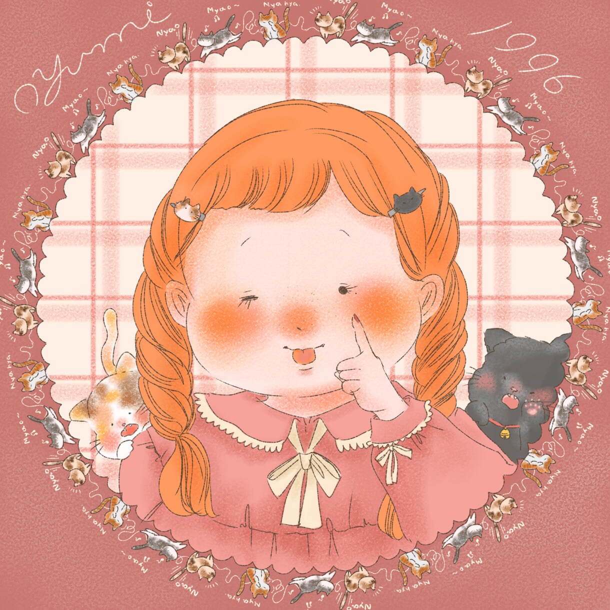 可愛い女の子アイコンをお描きします ふんわり可愛い女の子アイコンをお描きします。 イメージ2