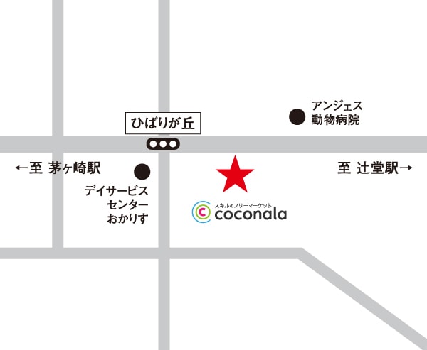 住所だけでシンプルでわかりやすい地図を作成します チラシ・HPの作成に！Illustratorでデザインします イメージ8