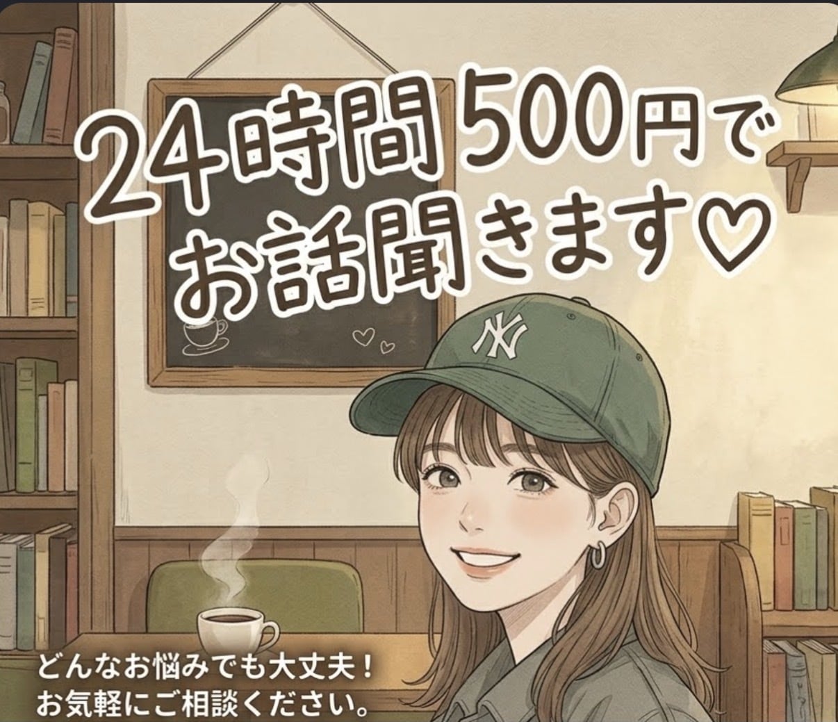 誰にも言えない愚痴や弱音をチャットで聞きます 頑張りすぎたあなたへ♡なんでも気軽に話してね♡ イメージ4