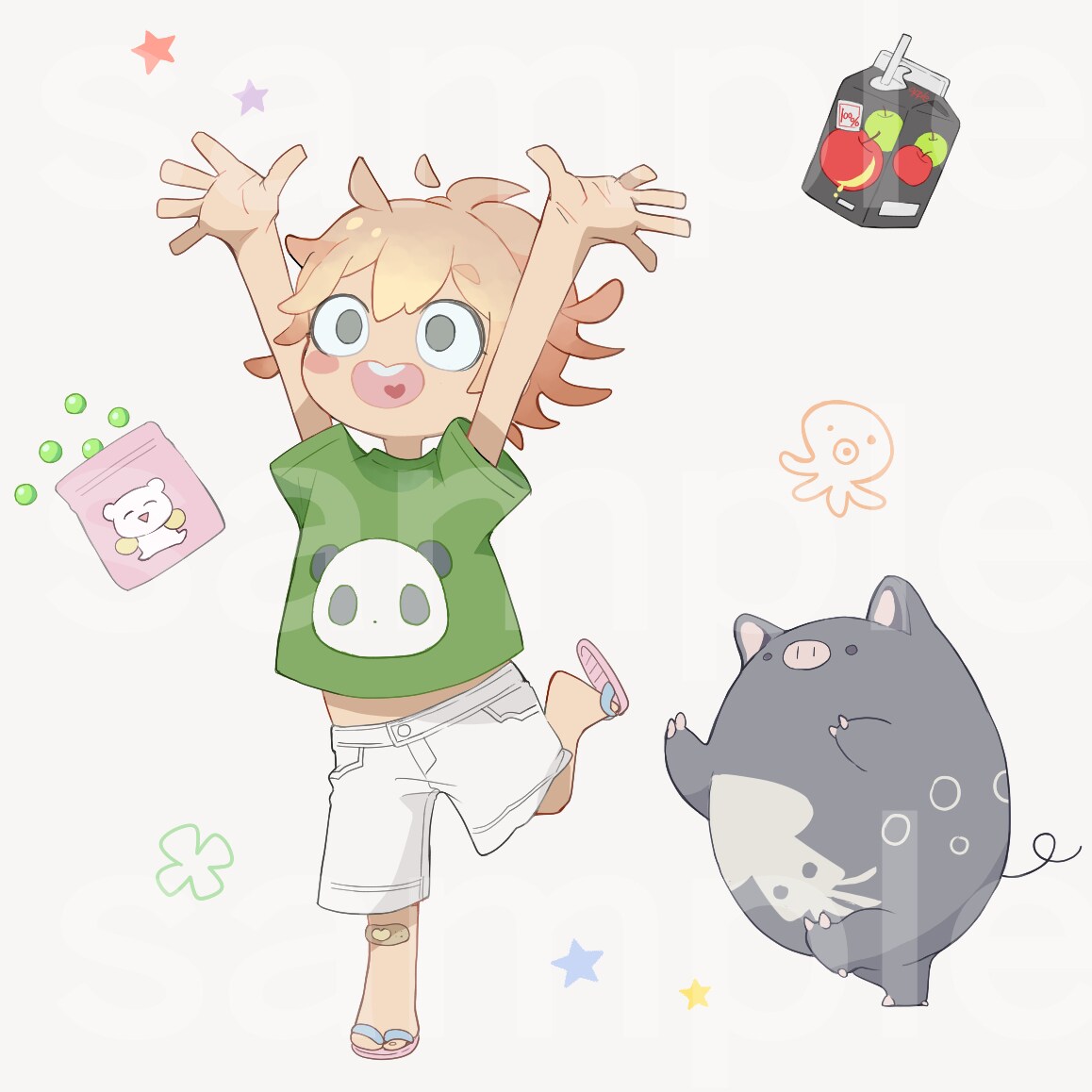 ぽんわかしたイラスト承ります ゆるかわポップなイラスト制作を目指して イメージ3