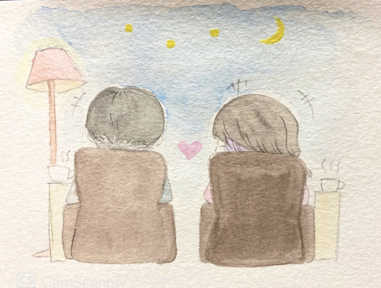 ふんわり可愛い！水彩イラスト描きます アイコンにも！プレゼントにも！多用途の水彩画描きます✨ イメージ3