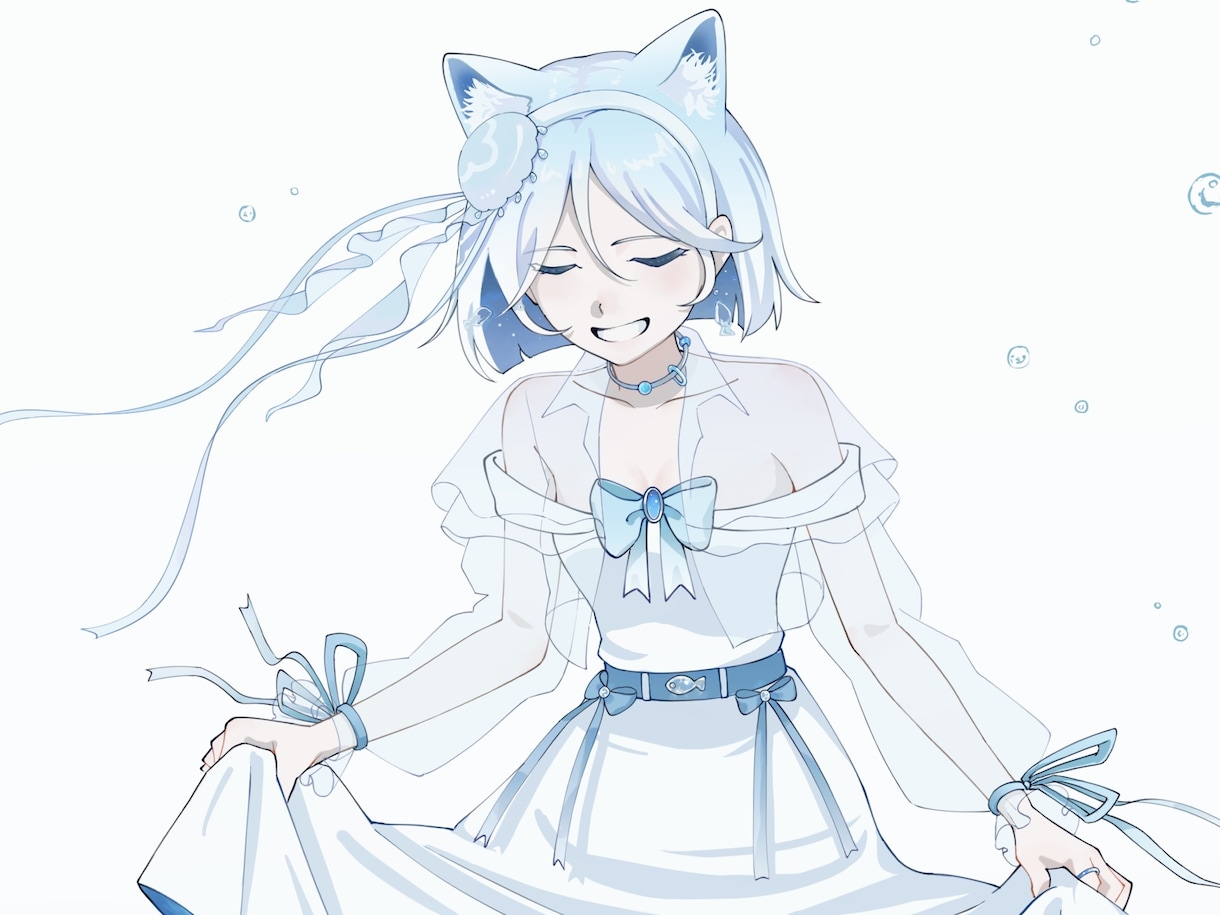 キャラメインの目を引く一枚イラスト描きます 簡易背景は無料！初めての方も丁寧に対応します イメージ1