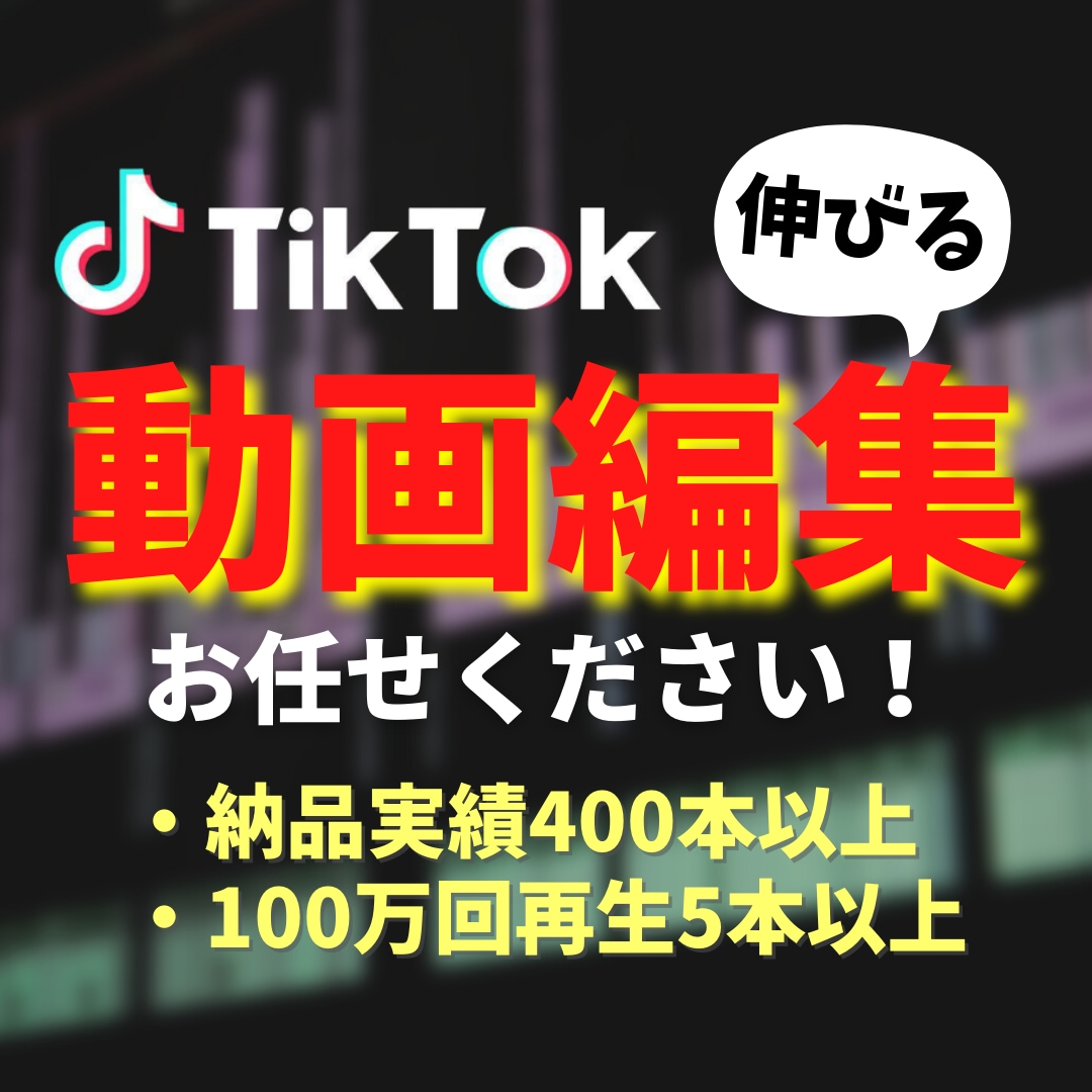 バズる！TikTok動画を高品質で制作いたします TikTokで100万回再生複数達成した実績あり！ イメージ1