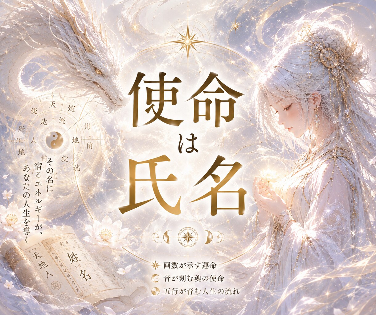 残３名様特価❣️姓名判断♦️赤ちゃんのお名前みます お名前の持つ性格・人生傾向、お名前の吉凶、を鑑定します✨ イメージ3