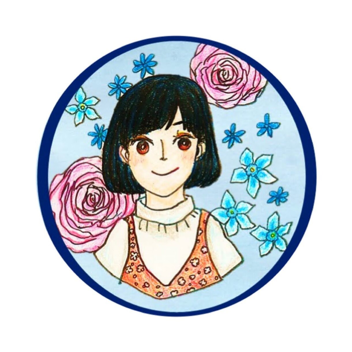 世界にひとつだけのアイコンお描きします お花や植物を用いたふんわりイラストいかがですか？ イメージ1