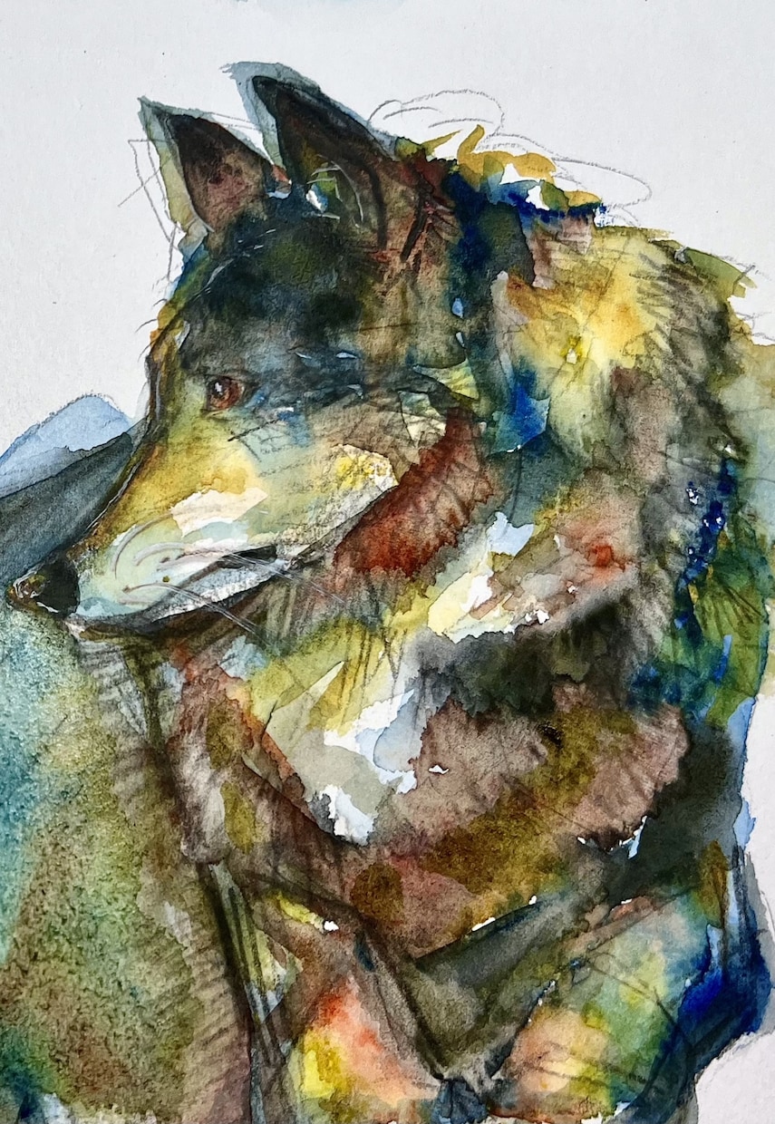 ペットや動物を絵の具で手描きします 世界に一つだけの原画を鑑賞やグッズ、プレゼント用に イメージ1