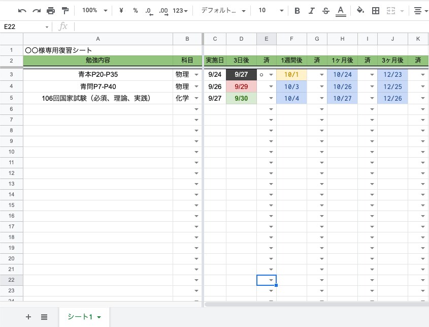 薬剤師国家試験合格目指した勉強スケジュール考えます 統一１が〈200点〉取れなかった学生・既卒生へ イメージ1
