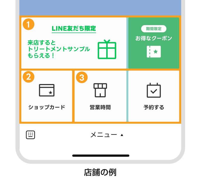 あなた独自のLINEメニューを制作いたします 情報発信やクーポン配布などで見込客をファンにしましょう! イメージ2