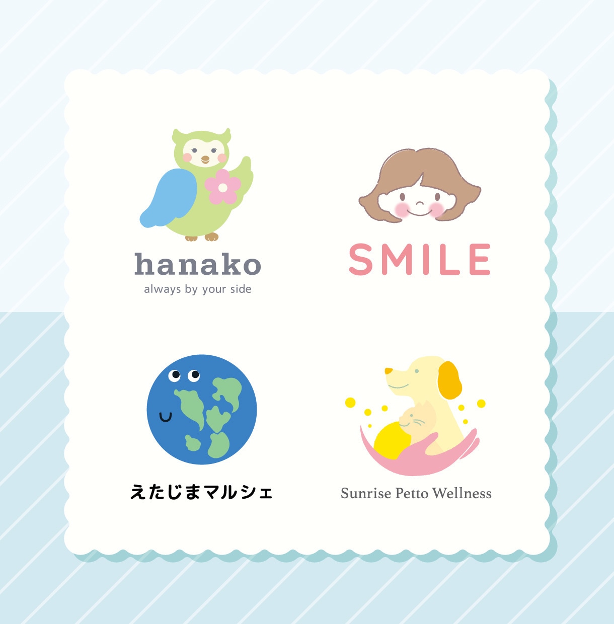 温かみのある世界観｜ゆるかわ×上品なロゴ制作します ペットサロン様◎動物病院様◎ハンドメイド作家様のロゴ制作に イメージ1