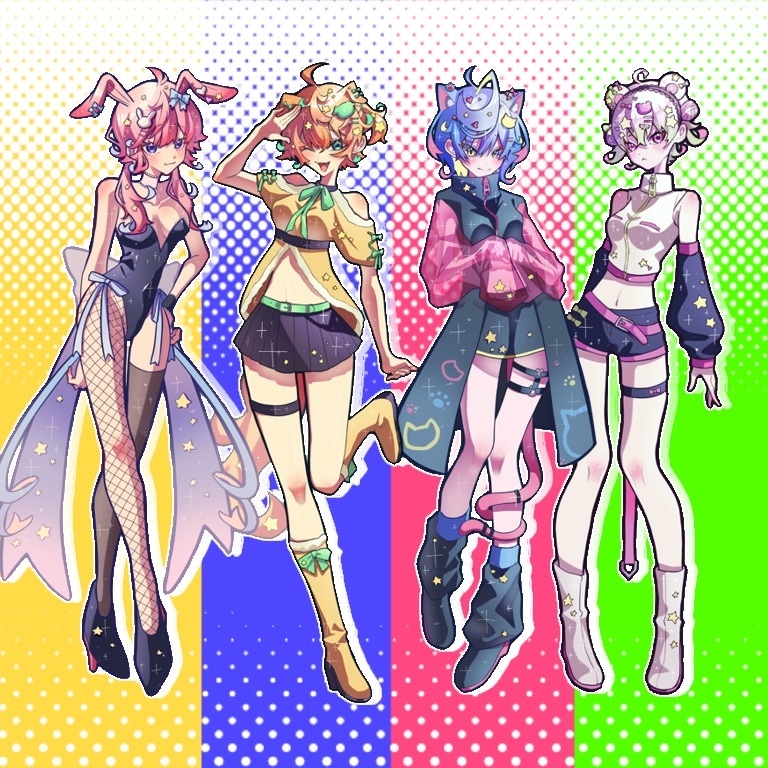 キラキラ可愛いイラスト描きます 商用利用OK！アイコン、立ち絵等幅広く受け付けております！ イメージ3