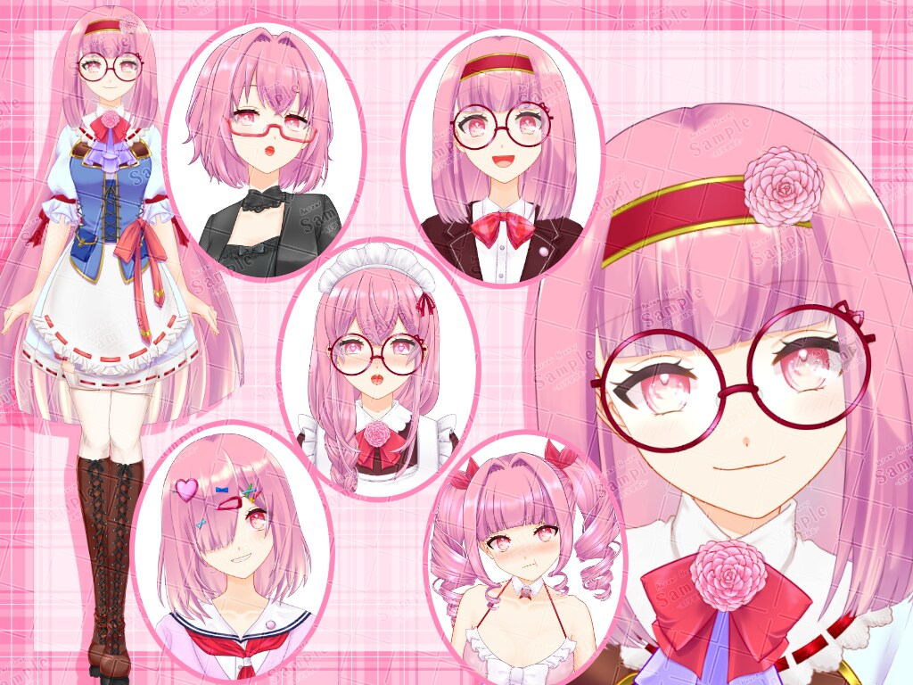 Vtuberモデルを制作致します ご予算相談可能！オプションも記載以外も気軽にご相談ください！ イメージ7