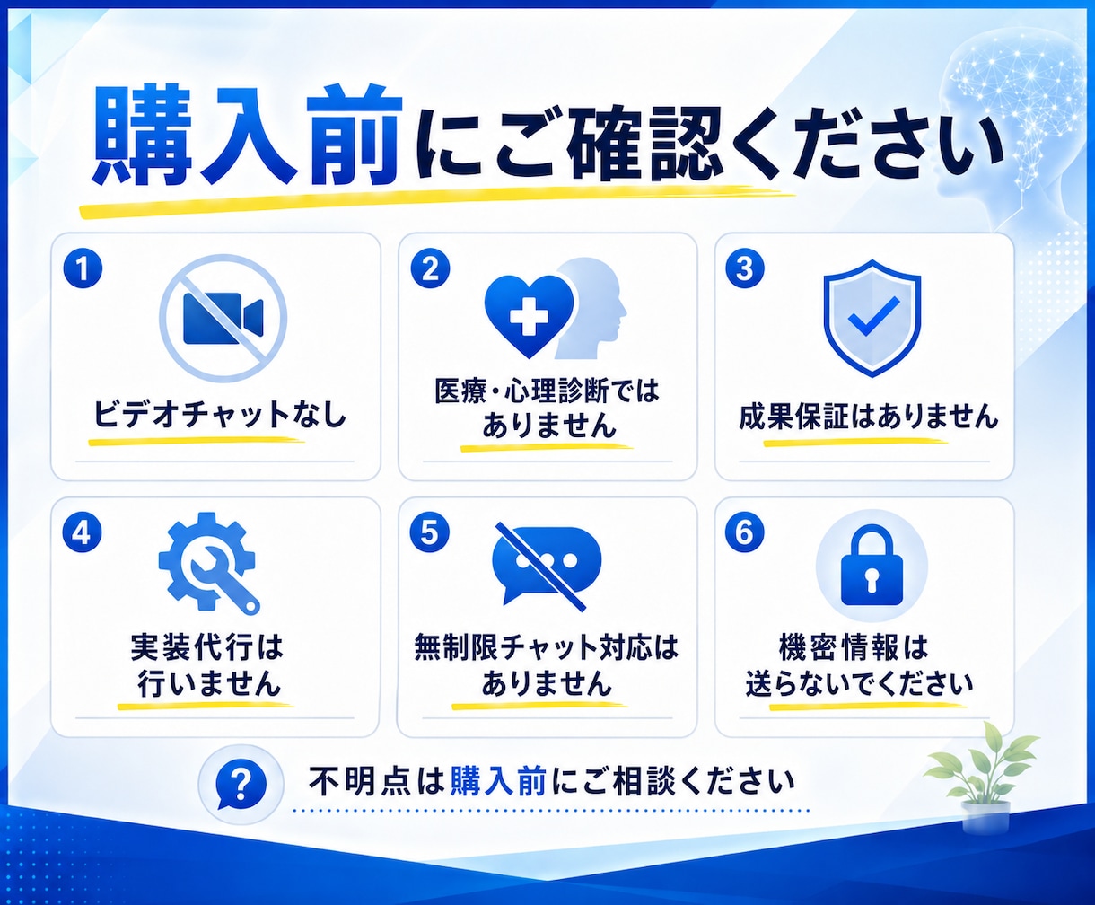 AI活用と仕事を整理し7日間の実行計画を作ります 散らかったAI活用を、動ける計画へ イメージ8