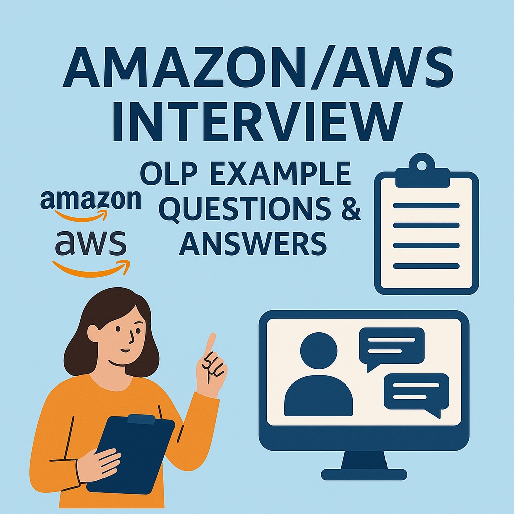 資料のみ:Amazon/AWS想定質問集提供します 面接官の各OLPで見るポイント及び質問集 イメージ1