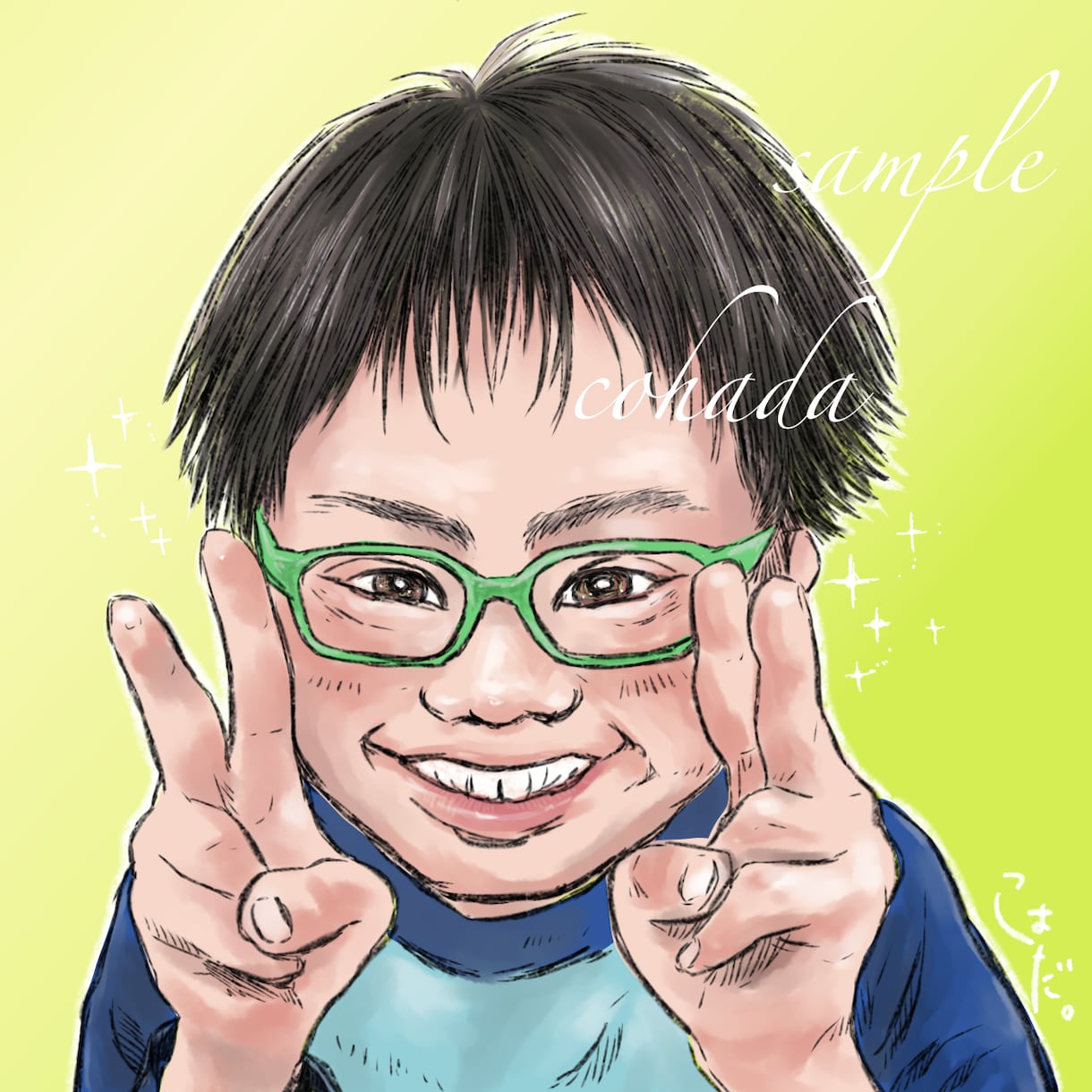あたたかさが伝わる！笑顔の似顔絵描きます その瞬間にしかない表情を形に残すお手伝いをさせてください！ イメージ7