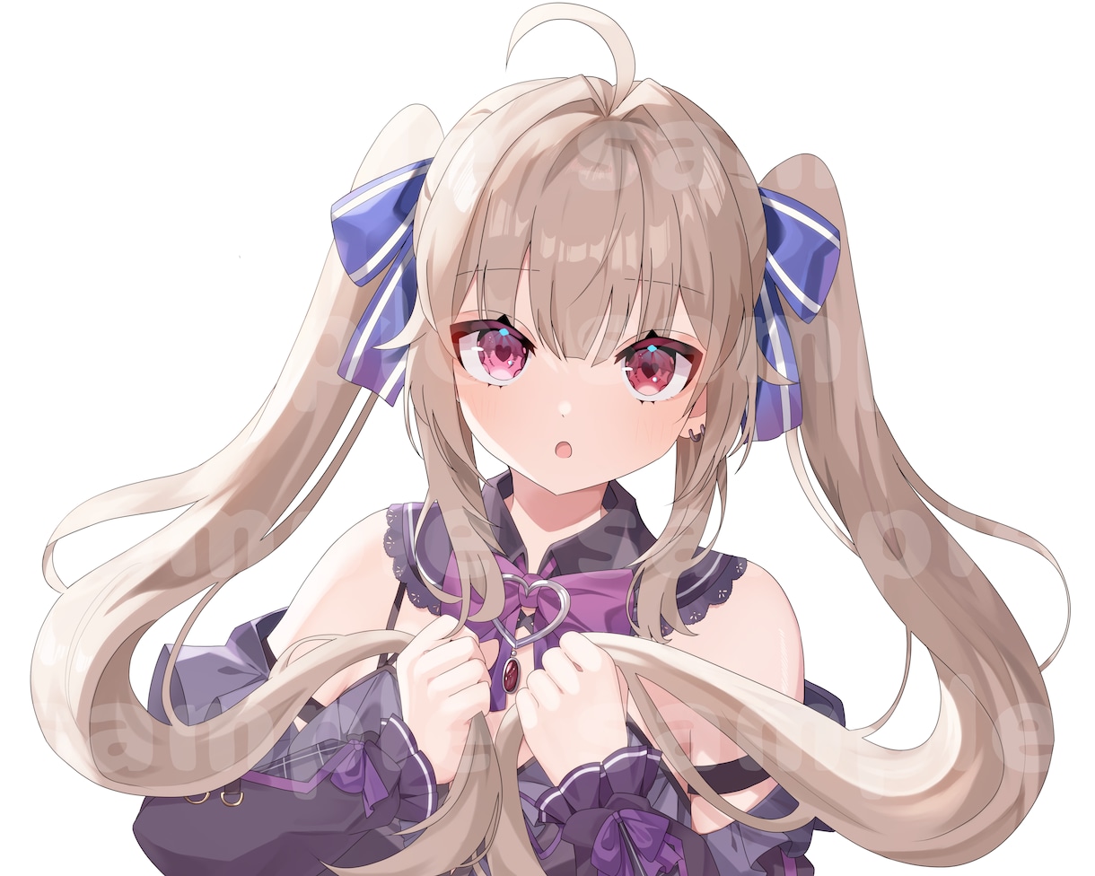 キラキラしていて可愛い高品質なイラストを描きます アイコン、キャス画、歌ってみたサムネ、夢絵、立ち絵描きます！ イメージ9