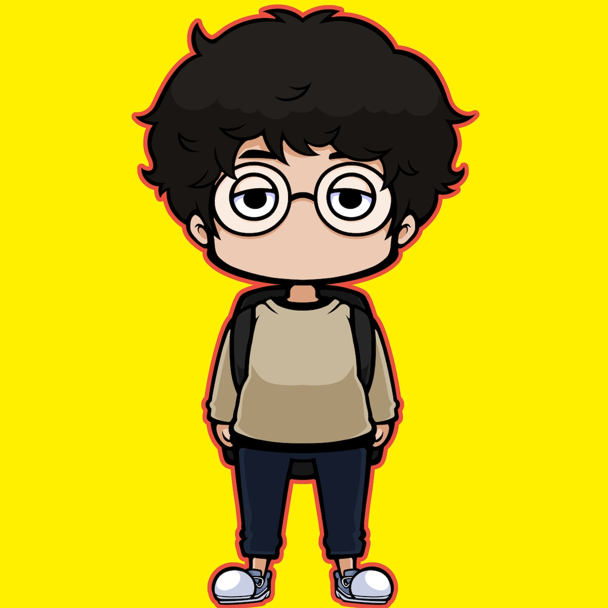 アイコンに最適！ポップ/ストリートな立ち絵描きます アイコン/ヘッダー以外にも各種イラスト受け付けております！ イメージ7
