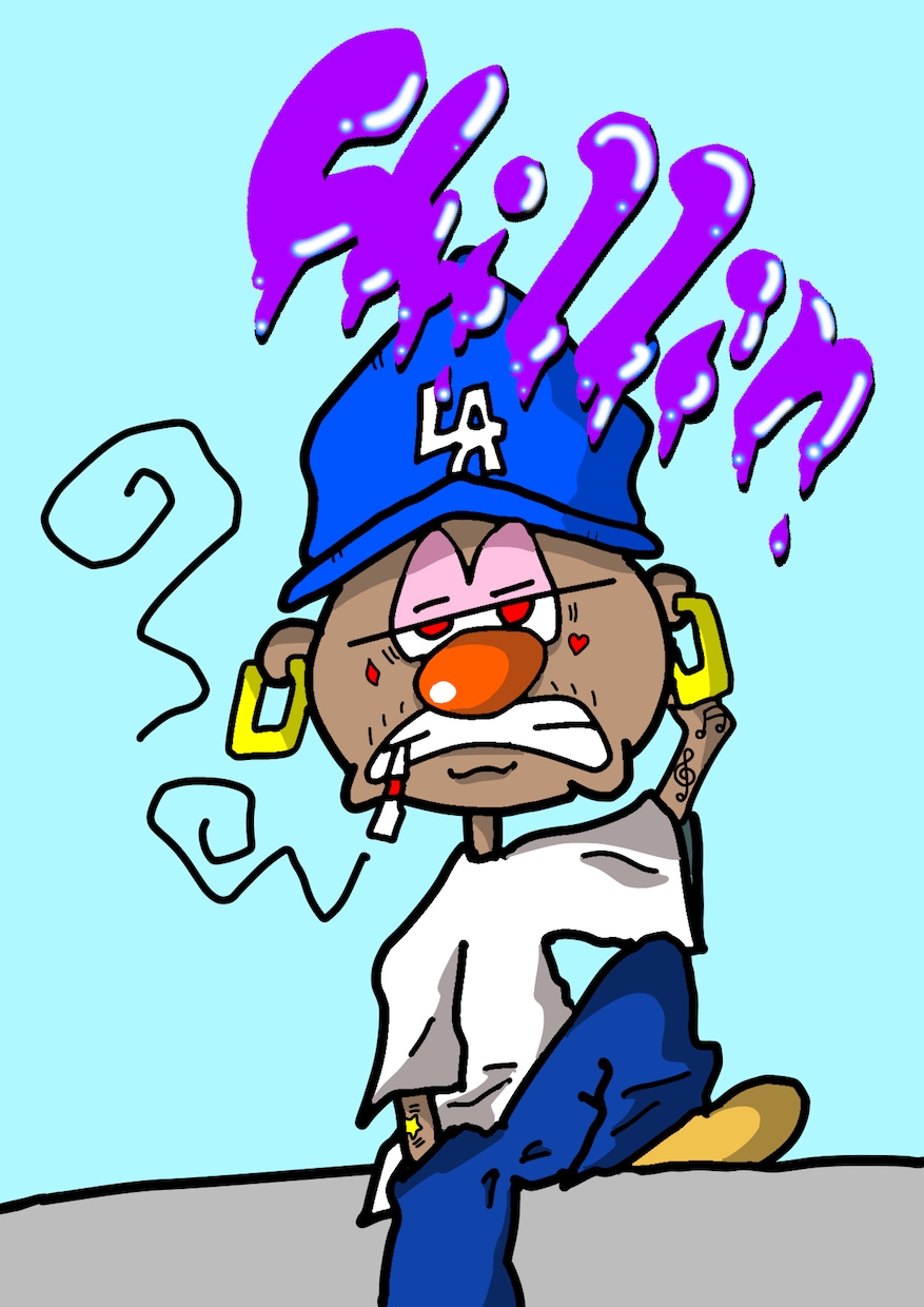 オリジナルキャラのドレッドマンをベースに描きます ドレッドマンをあなたのイメージ通りに表現します☺︎♪ イメージ3