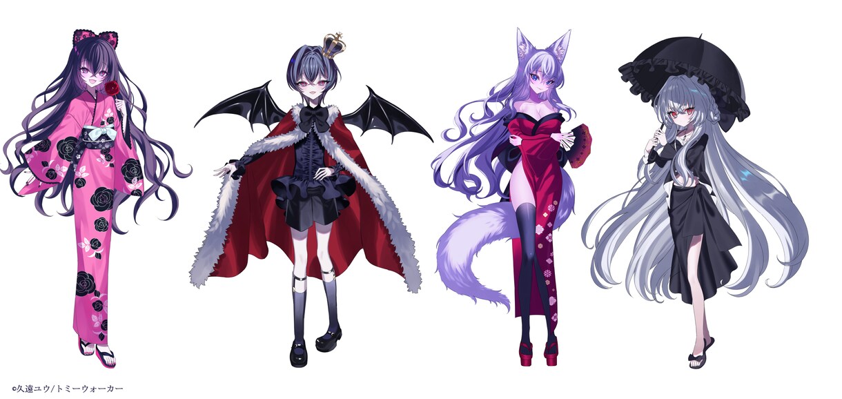VtuberTRPG等キャラクター立ち絵制作します クールからカワイイまで色々なキャラクターを制作します✦ イメージ5