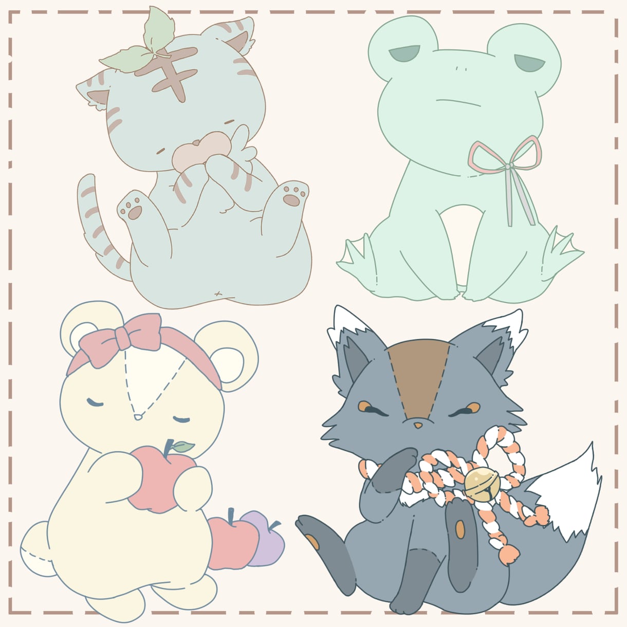 人外/生物イラスト制作お受け致します SNS/TRPG/配信用などの生物イラストお手伝い致します* イメージ2