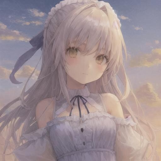 SNSアイコン等◎美少女キャラ(3人分)を描きます 猫耳、天使、制服の美少女キャラが得意です！ イメージ7