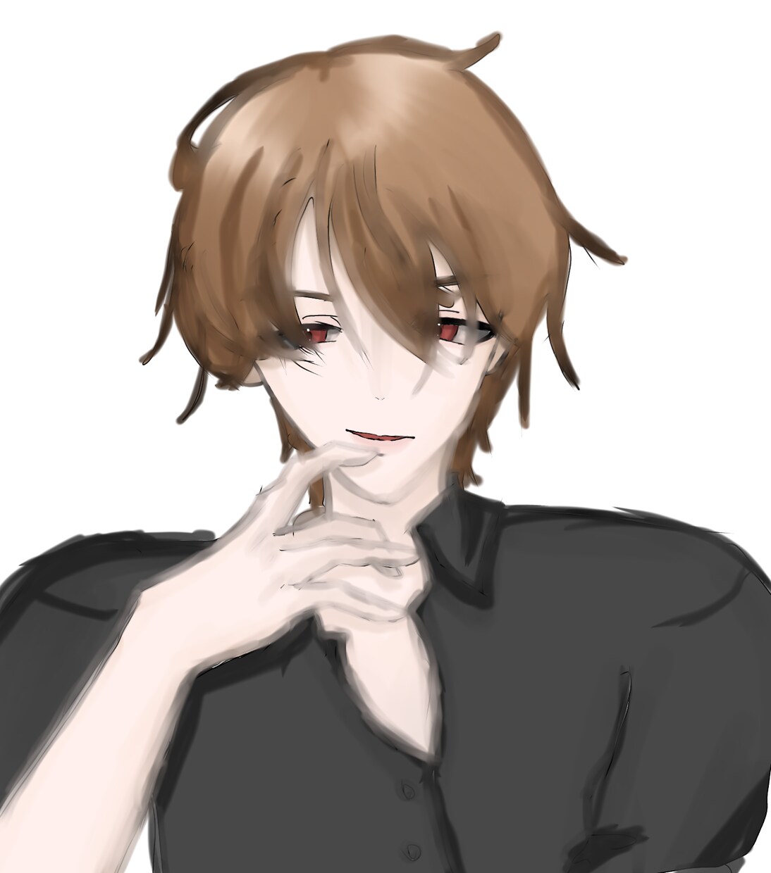ぼけ中心の厚塗りイラストを作成します イメージ通りを目指して描きます。 イメージ1