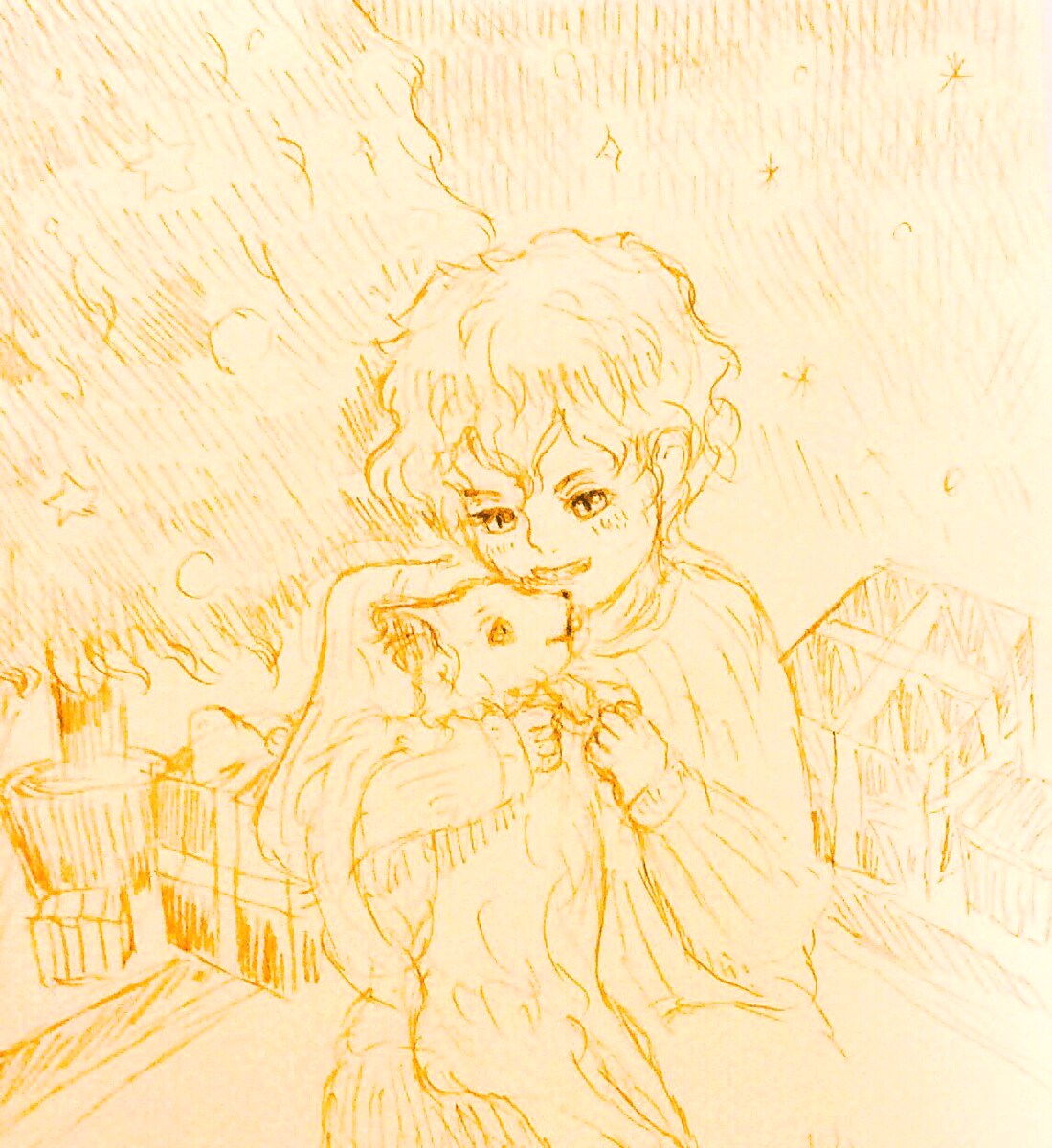 アイコンに使えるゆるふわでレトロなイラスト描きます 昔の少女漫画のような絵柄のイラストが得意です！ イメージ4