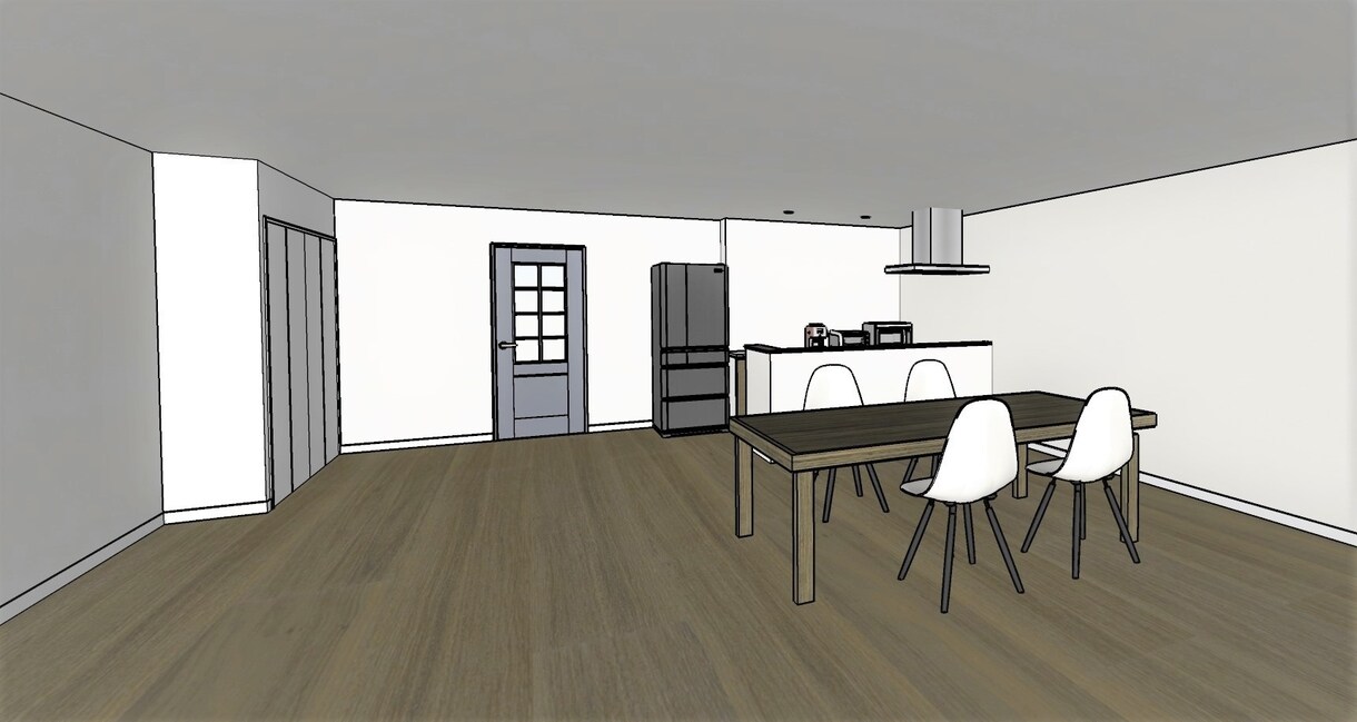 SketchUpで3Dデータ(2セット)作成します 照明部品やパース、家等、パース作成お手伝いいたします☻ イメージ3