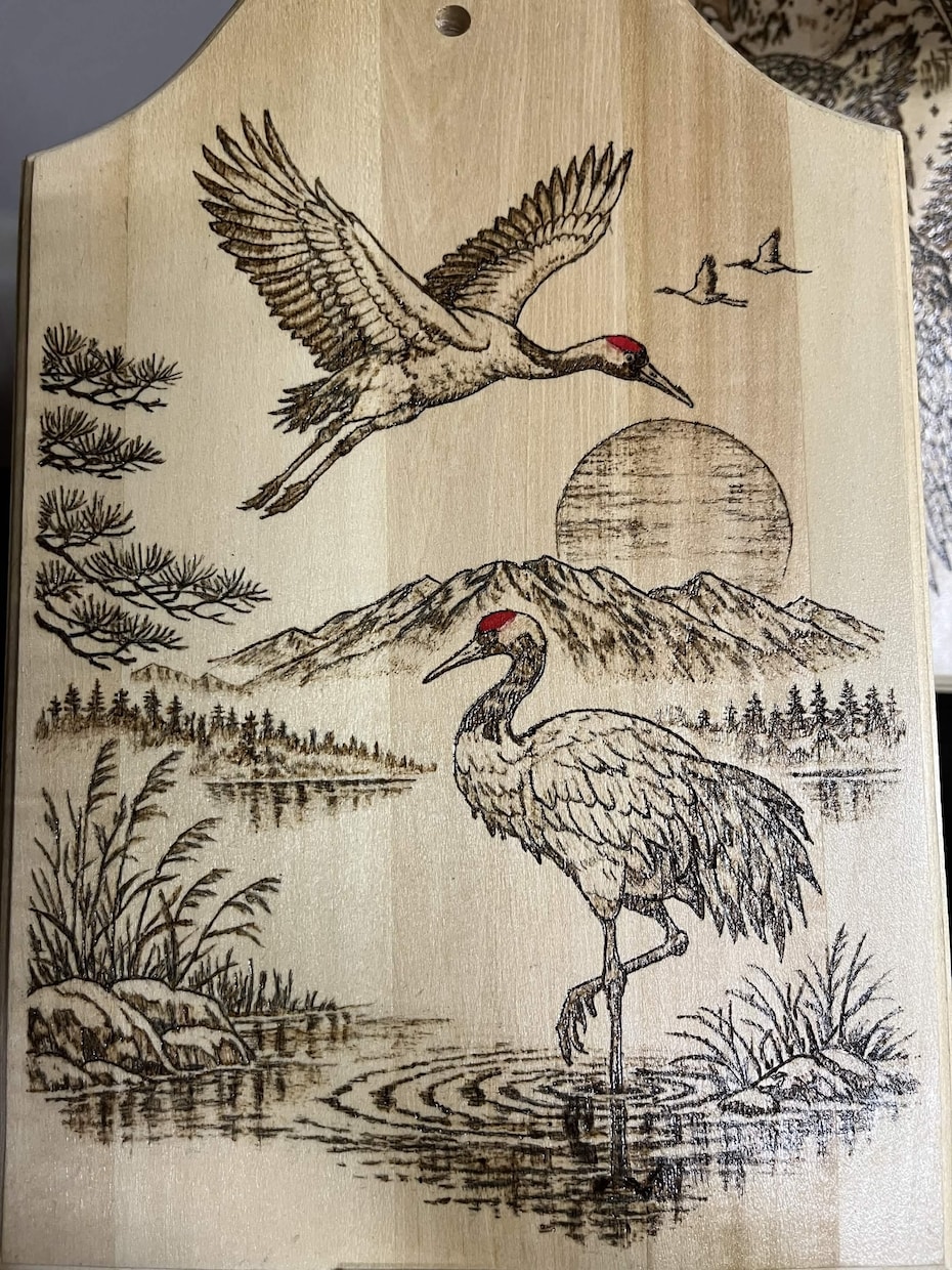 世界で１つだけの作品を届けます ウッドバーニングで木製の物をお洒落に。インテリアなどに最適 イメージ4