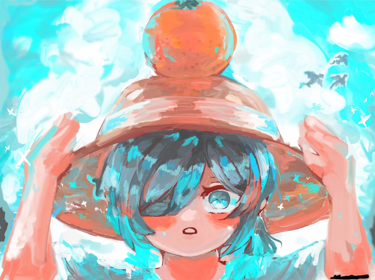サムネや表紙に！油彩テイストの1枚絵描きます 短い納期で色使いがきれいなイラストが欲しい方へ！ イメージ8