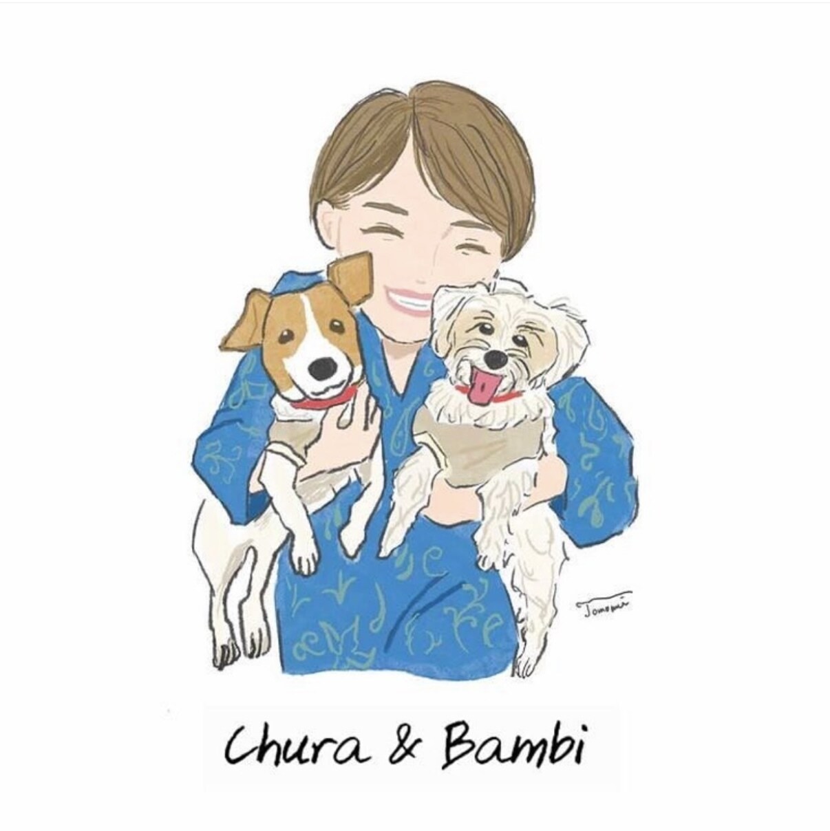 商用利用OK！シンプルな似顔絵イラスト描きます お写真を似顔絵イラストにします‼︎SNSアイコンなどに♡ イメージ3