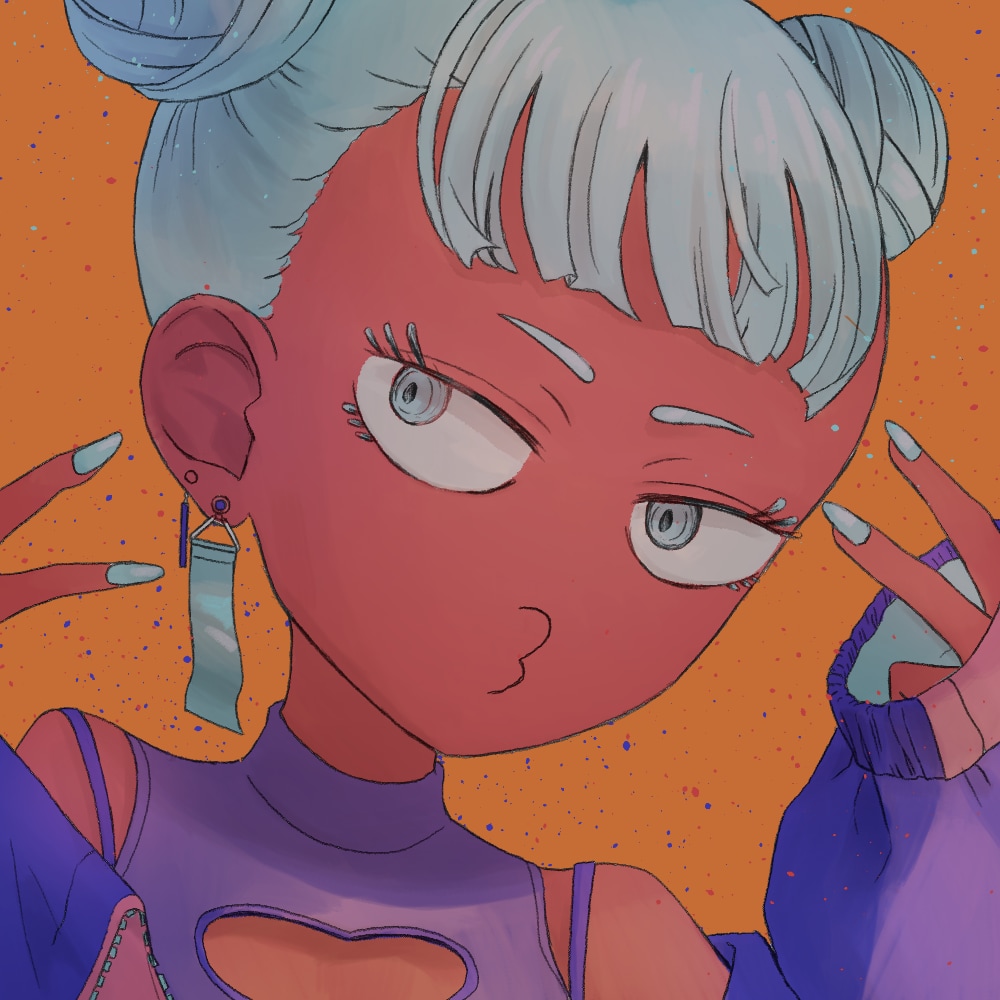 ポップな絵柄でアイコン描きます キャッチーで目に入りやすいアイコンに イメージ5