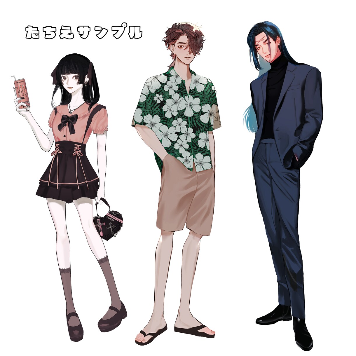 立ち絵制作いたします TRPGや配信やキャラシなどに！ イメージ4